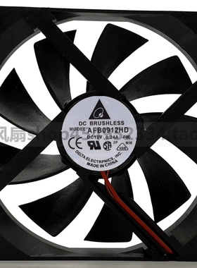 台达AFB0912HD 12V 0.24A 90*90*15mm 9015 9厘米 PWM超薄CPU风扇