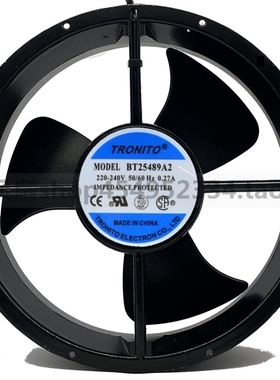 全新原装TROHITO BT25489A2 220/240V 0.27A耐高温轴流变频器风机