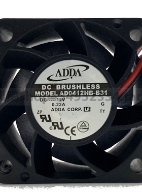 全新ADDA 4028 AD0412HB-B31 12V 0.22A 4CM 1U机箱滚珠 散热风扇