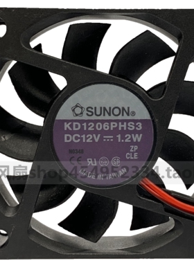 原装SUNON建准 KD1206PHS3 6015 12V 1.2W 6CM散热风扇