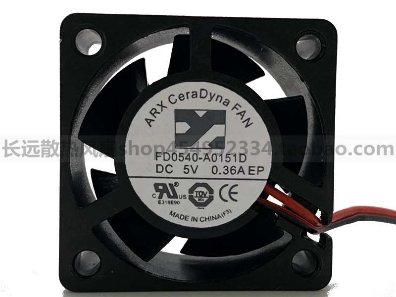 原装三匠ARX FD0540-A0151D 5V 0.36A 4CM 4020 3线机箱 散热风扇