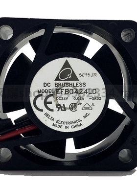 原装 台达 EFB0424LD 24V 0.06A 4CM 4020 2线散热风扇40*40*20MM