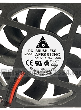 原装台达 6015 12V 0.21A 6CM CPU静音 直流风扇 AFB0612HC散热风
