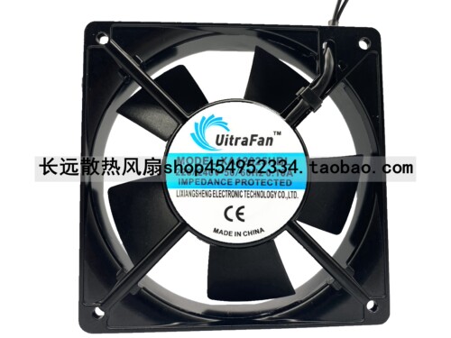 UitraFan XA12025HBL 220/240V 0.10A 12CM厘米 机柜静音轴流风机