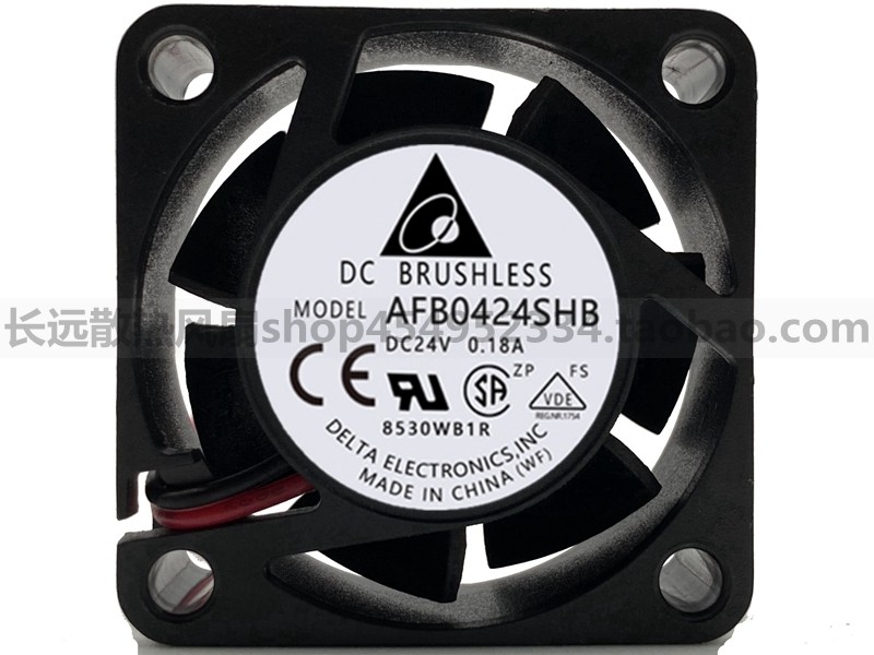 正品台达 AFB0424SHB 4015 24V 0.18A 4CM/厘米双滚珠变频器风扇