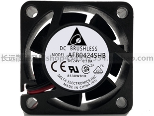 正品台达 AFB0424SHB 4015 24V 0.18A 4CM/厘米双滚珠变频器风扇