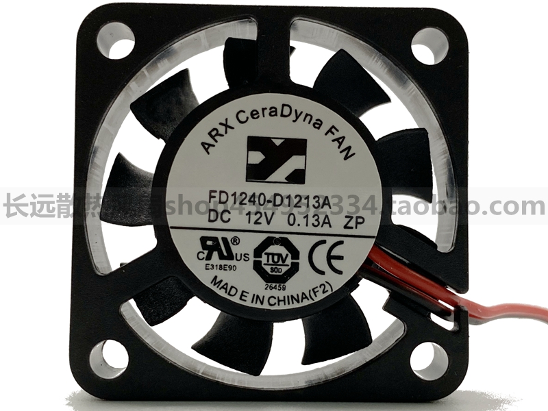 全新ARX CeraDyna FAN 4010 4CM FD1240-A1213A DC12V 0.13A风扇