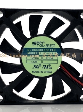 原装 PSC P1127010LB1F 12V 0.1A 7010 7CM 主板超薄静音散热风扇