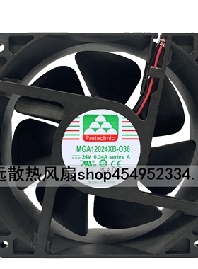 Protechnic永立 MGA12024XB-O38 DC24V 0.34A 12038 变频器风扇