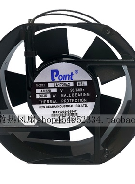 SA1725A2 HBL AC220V 36W 17251 17cm 五叶 金属风机 机柜风扇