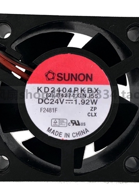建准SUNON KD2404PKBX 4cm 4020 24V 1.92W 变频器双滚珠散热风扇