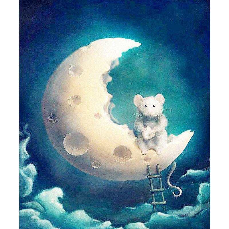 DIY diamond painting 5d mouse cross stitch在類目 家居飾品, 其他工藝飾品中 - 來自Buy2taobao.com提供專業的淘寶代購服務
