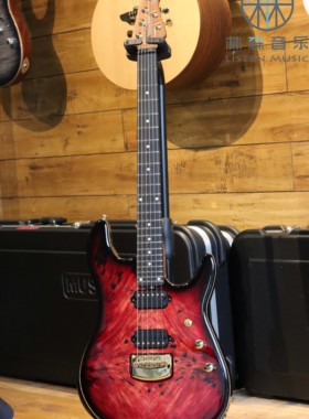 MusicMan Jason Richardson Cutlass树瘤Rorschach Red JR6电吉他