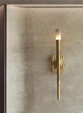 工厂直销RH黄铜云石壁灯美式客厅背景墙楼梯入户书房中古Thaddeus