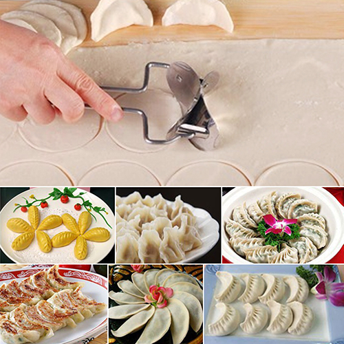 NewStainless Steel Dough Press Dumpling Pie Mould Maker Cook