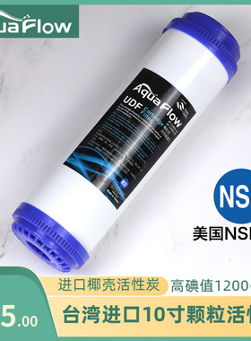 台湾进口净水器滤芯10寸通用udf颗粒活性炭纯净水机前置过滤器芯