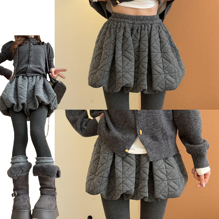 秋冬季设计感蓬蓬显瘦a字裙裤女2026新款宽松休闲遮肉显瘦灯笼裤,女装/女士精品,休闲裤,淘宝优惠券,粉丝福利购,淘宝优惠卷