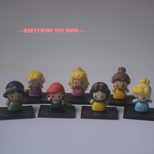 原装扭蛋 公主系列 Q版系列 摆件模型美人鱼贝儿白雪公主