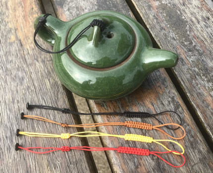 凡之窝首创设计封闭茶壶盖绳功夫茶道绳子紫砂壶盖绳子茶壶系壶绳