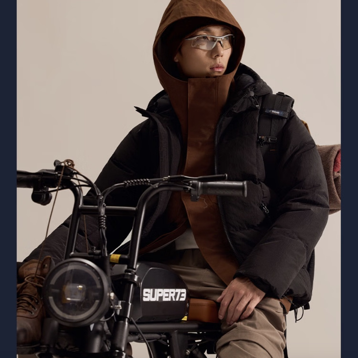 特价清仓 京造户外羽绒服连帽三防面包短款羽绒服