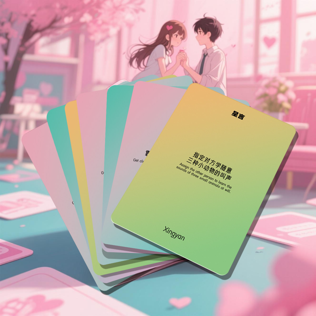 星言情侣互动真心话冒险卡牌