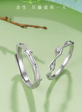 DR情侣戒指女藤爱纪念日礼物