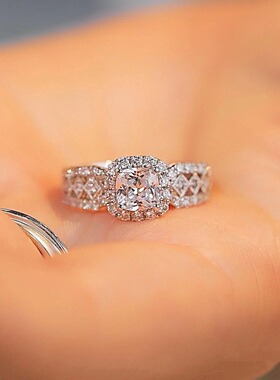 DR新款蕾丝钻戒女方糖