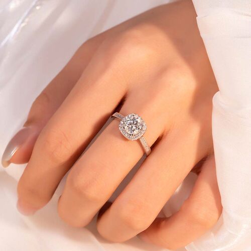 DR方糖钻戒满天星爱心戒指女