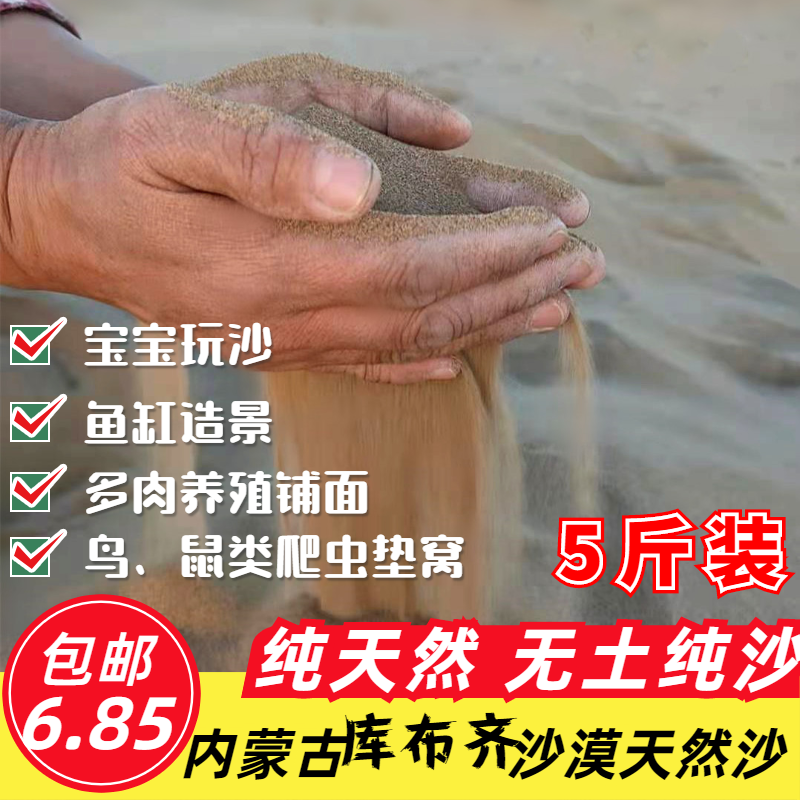 沙漠细沙10斤装玩具沙鱼缸风景园艺用沙天然圆粒沙颗粒螃蟹沙漠沙