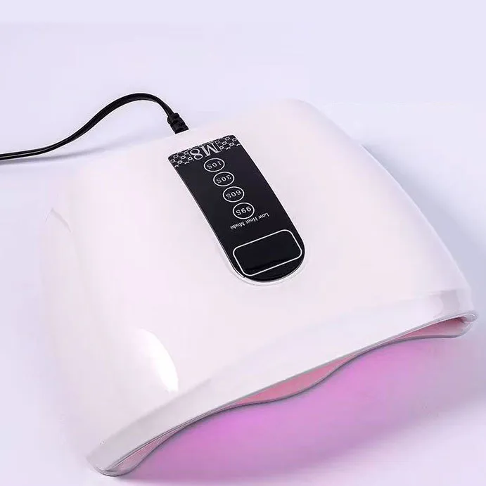 新款96W双手美甲灯M8智能触摸感应双手光疗机烘干机烘甲器光疗灯