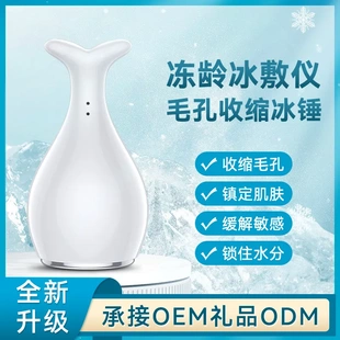 面部小冰锤冷敷仪脸部收缩毛孔肌肤按摩冷敷家用美容仪器礼品