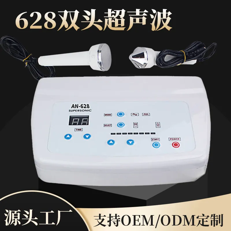 跨境TEMU双头超声波导入尚1M赫兹同款美白导出面部嫩白美容仪