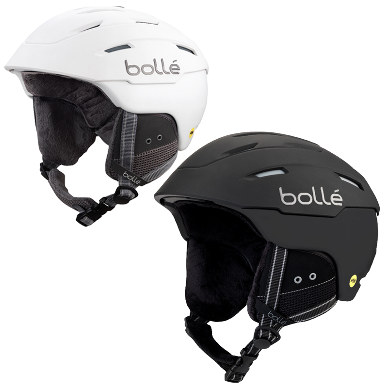 MIPS技术BOLLE宝雷可调通风头围单板双板滑雪头盔黑色白色SMXL