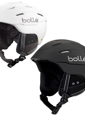 MIPS技术BOLLE宝雷可调通风头围单板双板滑雪头盔黑色白色SMXL