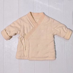 天然彩棉中式风斜襟系带棉服男女宝宝新疆棉花保暖传统服装棉袄