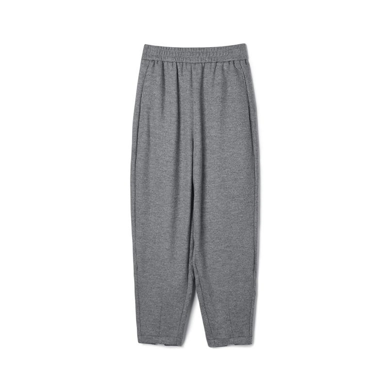 奥莱专柜品牌撤柜正品 LD冬装新款 松紧腰九分裤含绵羊毛休闲裤女