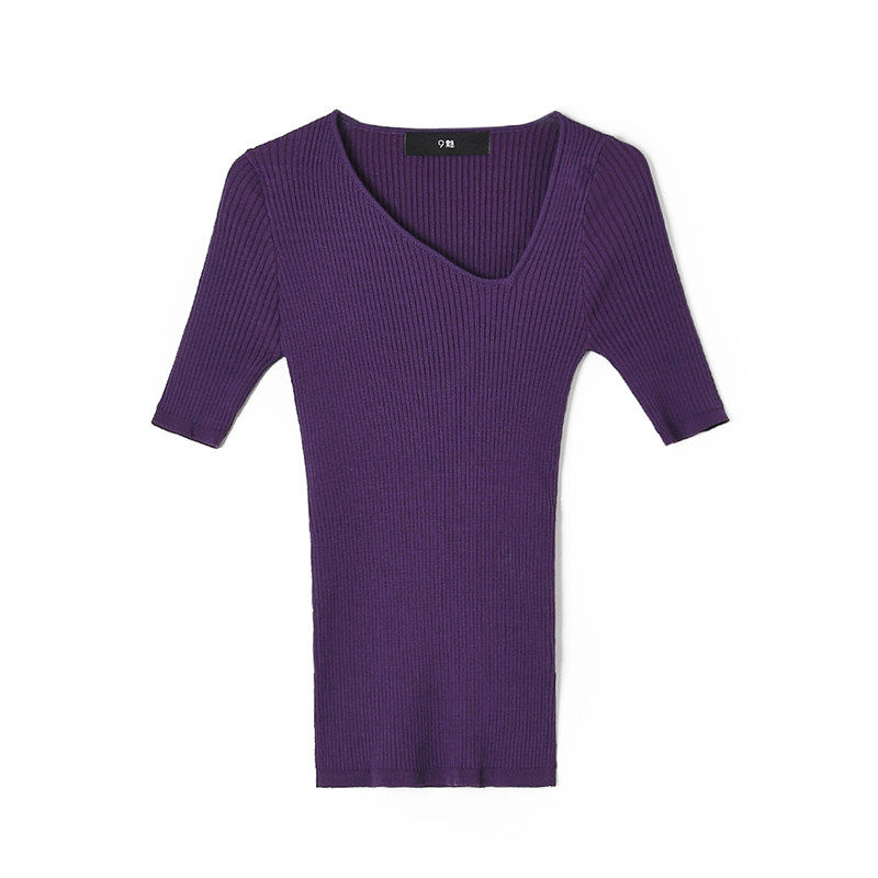 奥莱专柜正品 HG春装2026新款 高弹修身内搭外穿上衣套头针织衫女,女装/女士精品,毛针织衫,淘宝优惠券,粉丝福利购,淘宝优惠卷