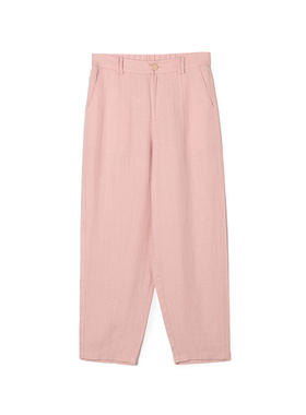 奥特莱斯品牌折扣 ZKZ夏装新款松紧腰九分裤遮肉百搭裤子休闲裤女