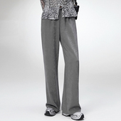 深圳南油NY秋装 新款 简洁轻奢长裤 奥莱专柜撤柜正品 百搭休闲裤 女