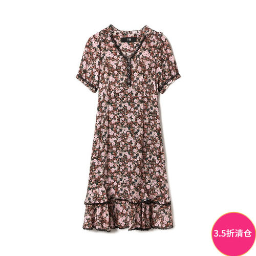 原野浪漫含桑蚕丝连衣裙