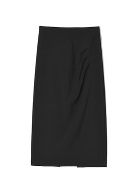 Outlets专柜撤柜正品 LY春装2026新款简约通勤高智感中长裙半身裙