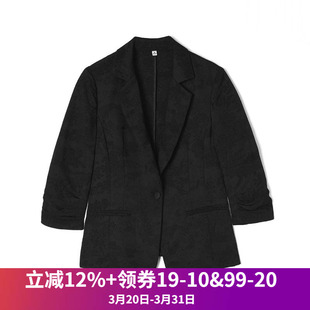 外套女 RX系列干练气质一粒扣上衣纯色西装 2026年春装 Outlets专柜