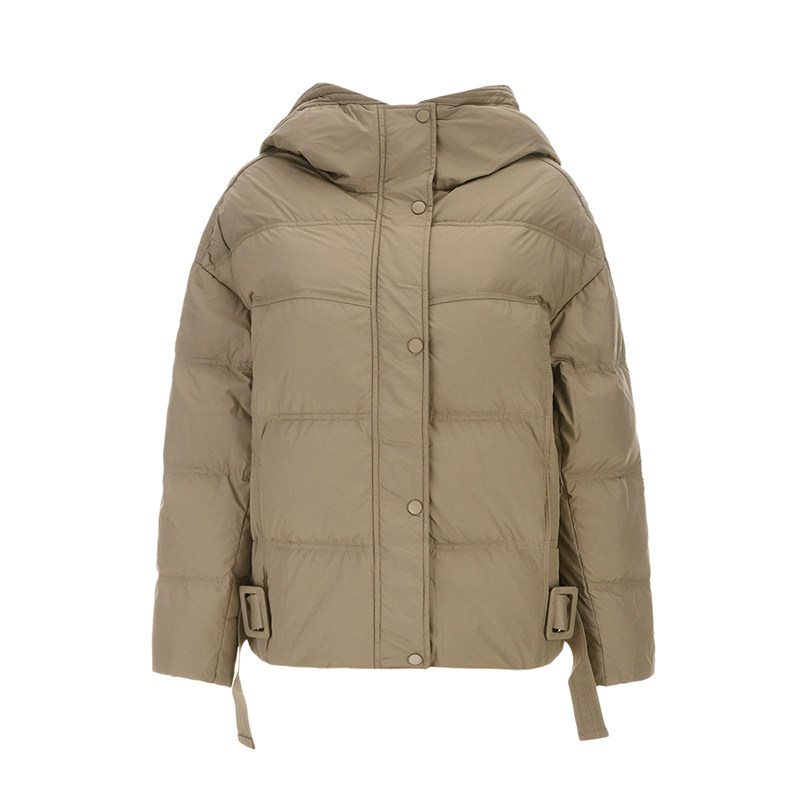 奥莱专柜正品 YR冬装2025新款 时尚简约连帽外套长袖鸭绒羽绒服女,女装/女士精品,羽绒服,淘宝优惠券,粉丝福利购,淘宝优惠卷