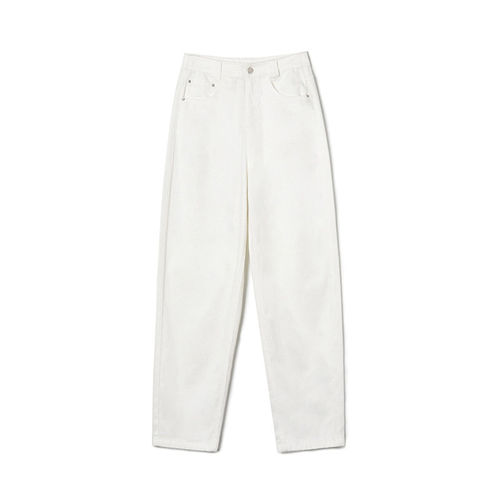 高腰遮肉显瘦牛仔长裤