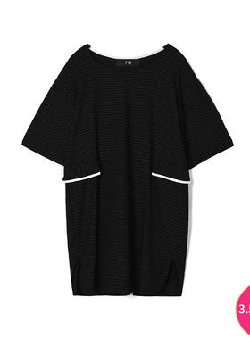 2026年夏Outlets正品 高端YC系列素雅通勤中裙宽松弹力修身连衣裙