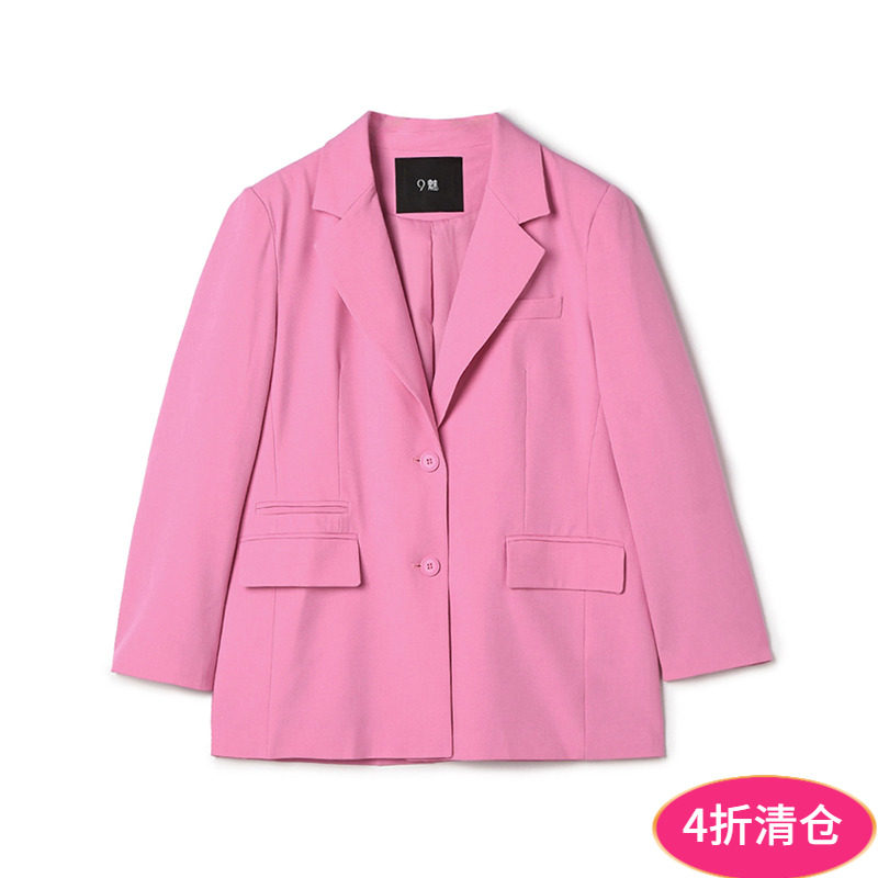 2025年春装Outlets专柜 高端YD系列衬肤显白西装单排扣长袖外套女