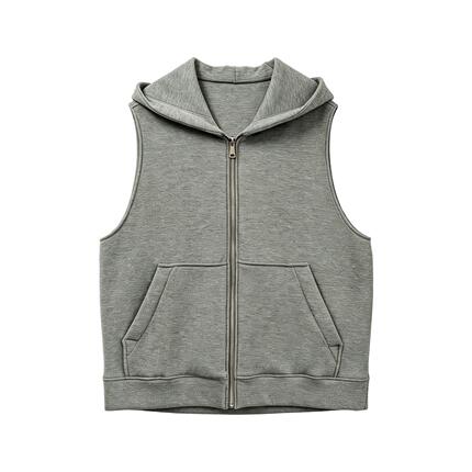 Outlets专柜撤柜正品 NR秋装2026新款连帽休闲拉链卫衣上衣马夹女