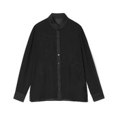 MN春装 2026新款 养眼绣花图案纯色长袖 Outlets专柜撤柜正品 衬衫 女