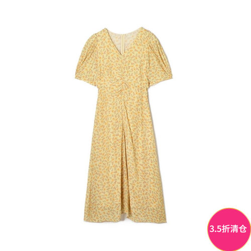 夏日清新碎花连衣裙女