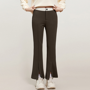 休闲裤 Outlets专柜撤柜正品 松紧腰微弹百搭长裤 2025新款 女 NY秋装